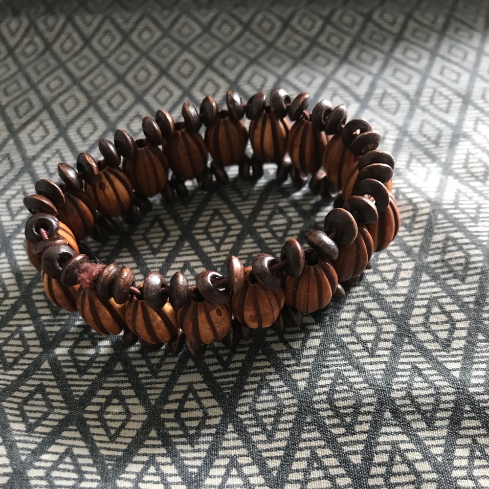 NWOT Handmade Wooden Bracelet